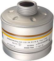 Dräger Kombinations-Filter - Kombi-Filter mit Rd40-Anschluss für Atemschutz-Masken - EN 148-1, EN 143, EN 14387 - A2B2E2K2 Hg NO P3 R D / CO 20*