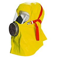 MSA Brandfluchthaube / Rauchmaske / Fluchtfiltergerät S-CAP, Schutz gg. Rauch  Brandgase / Partikel